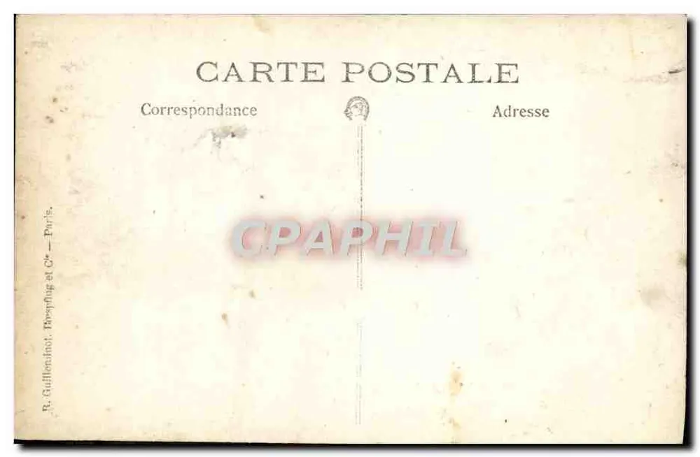 Familie — Gruppenporträt — R. Guillennot, Paris - Rückseite