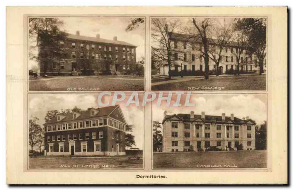Schlafzimmer — Old College, New College, John Milledge Hall, Candler Hall - Vorderseite