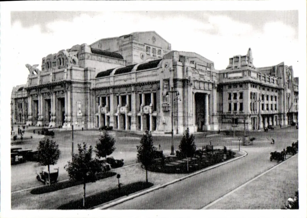 Milão Estação Central — vista geral — n° 12345 - Frente