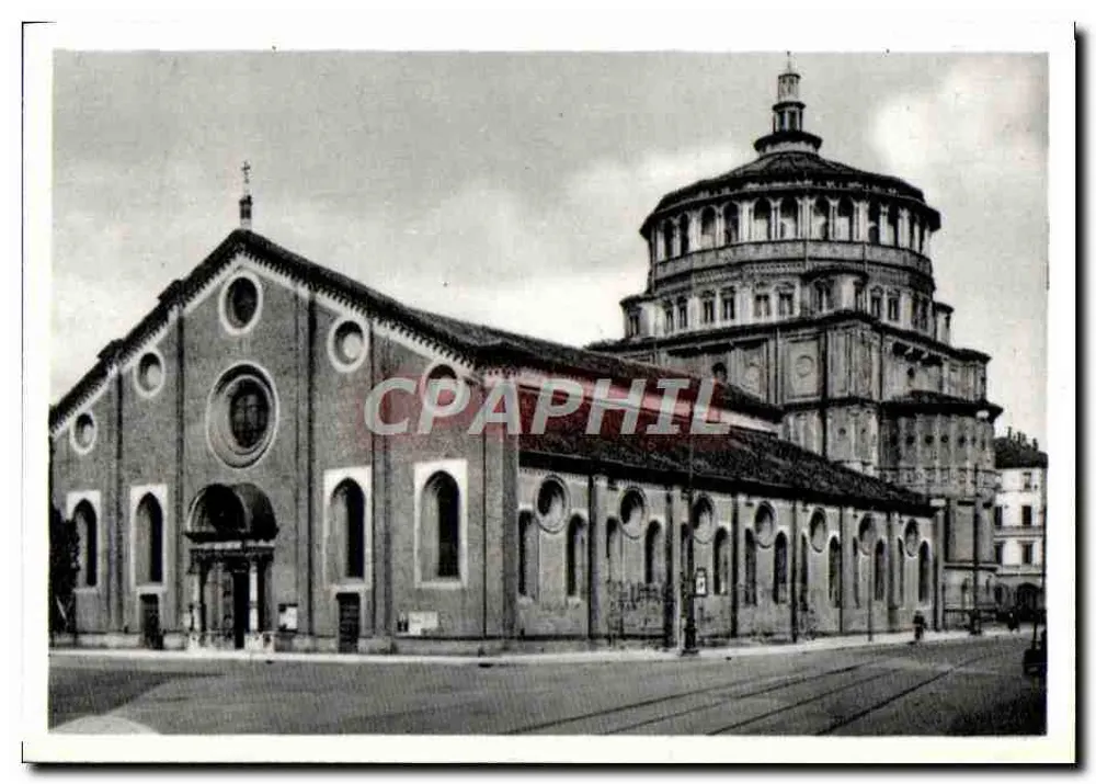 Milão — Igreja das Graças (Santa Maria delle Grazie) - Frente