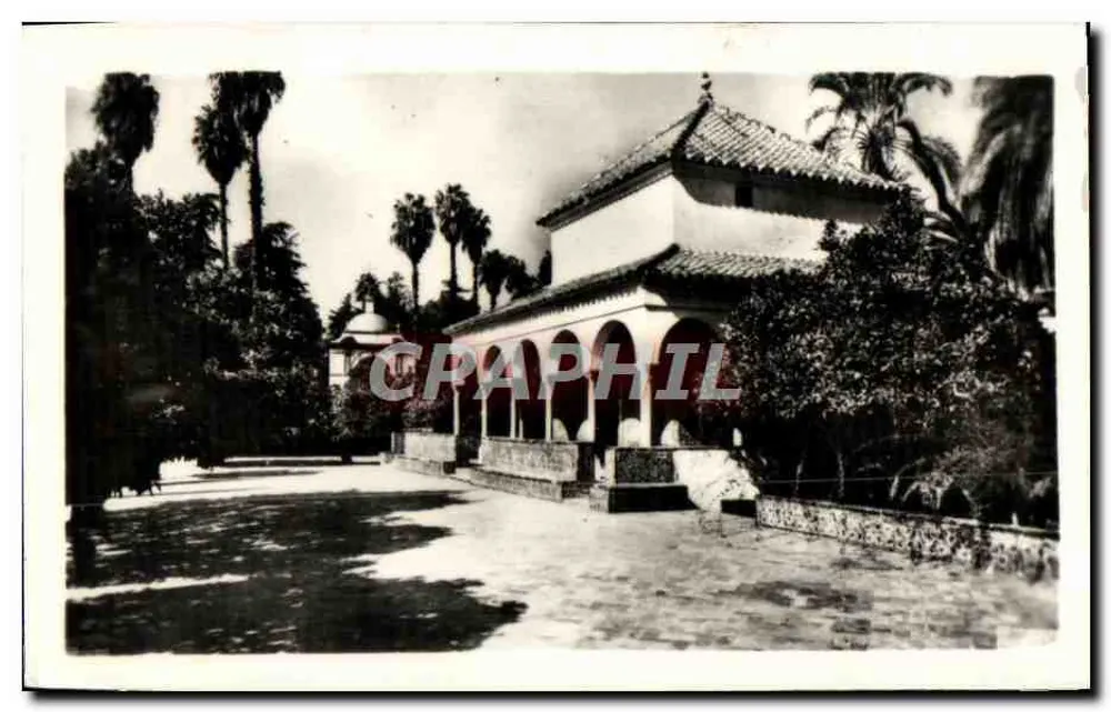Sevilla — Königlicher Alcázar: Pavillon von Karl V. - Vorderseite