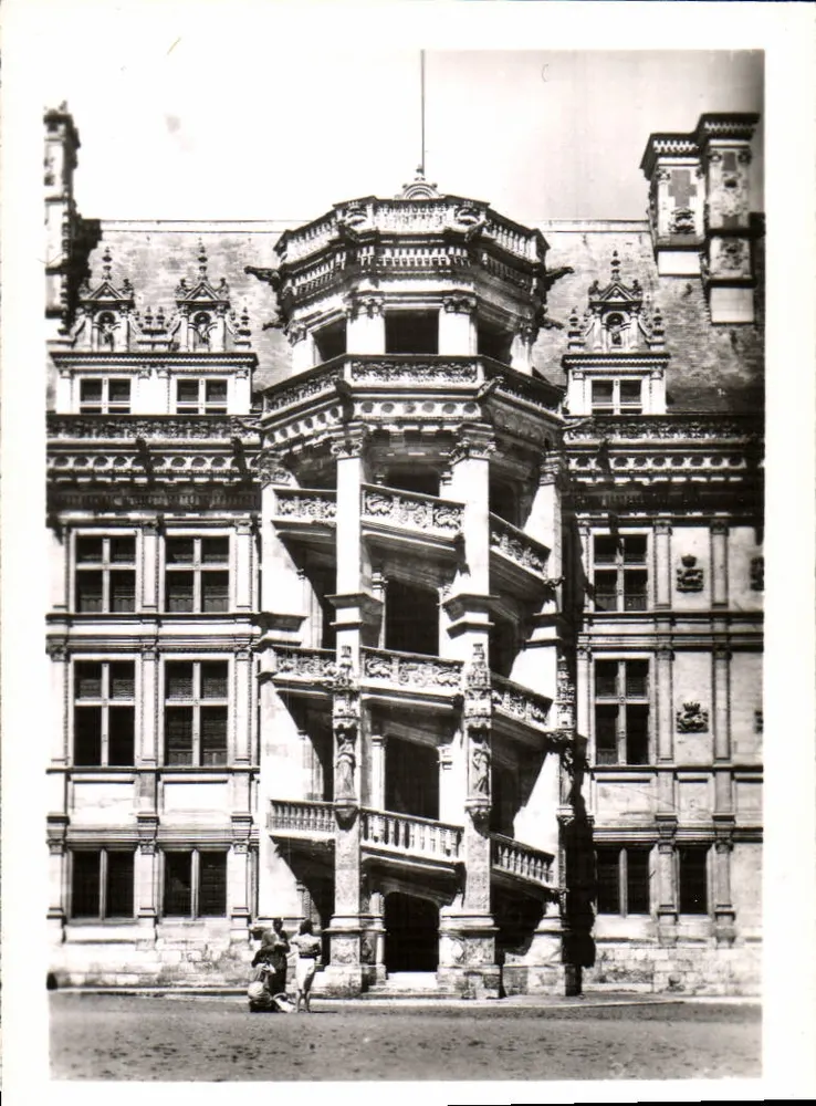 Das Schloss BLOIS — Die Ehrenstiege der Flügel von François Ier — Luxusausgaben « ESTEL » - Vorderseite