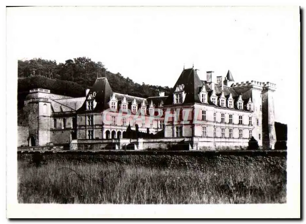 Le Château de VILLANDRY — Côté Nord-Ouest — Éditions de luxe « ESTEL » - Recto