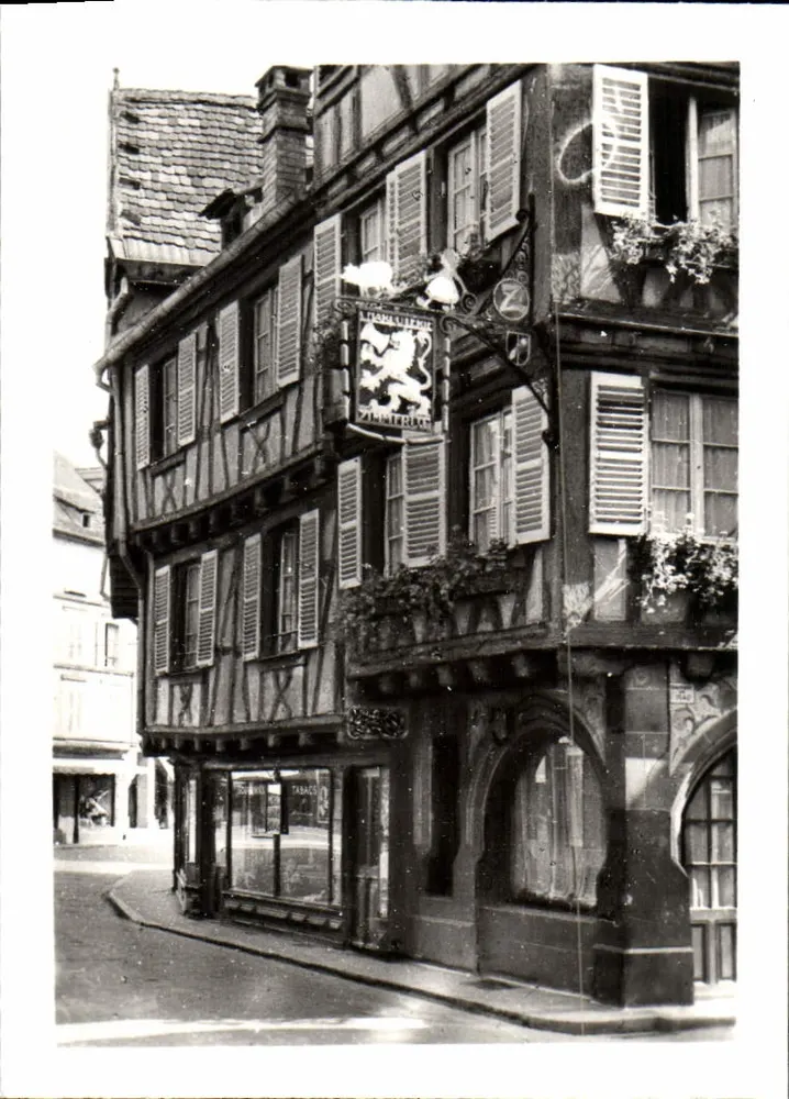Colmar - Alte Häuser in der Rue des Serruriers - Vorderseite