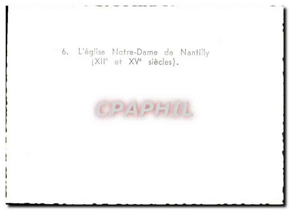A igreja Nossa Senhora de Nantilly — XII e XV séculos — n°6 - Verso