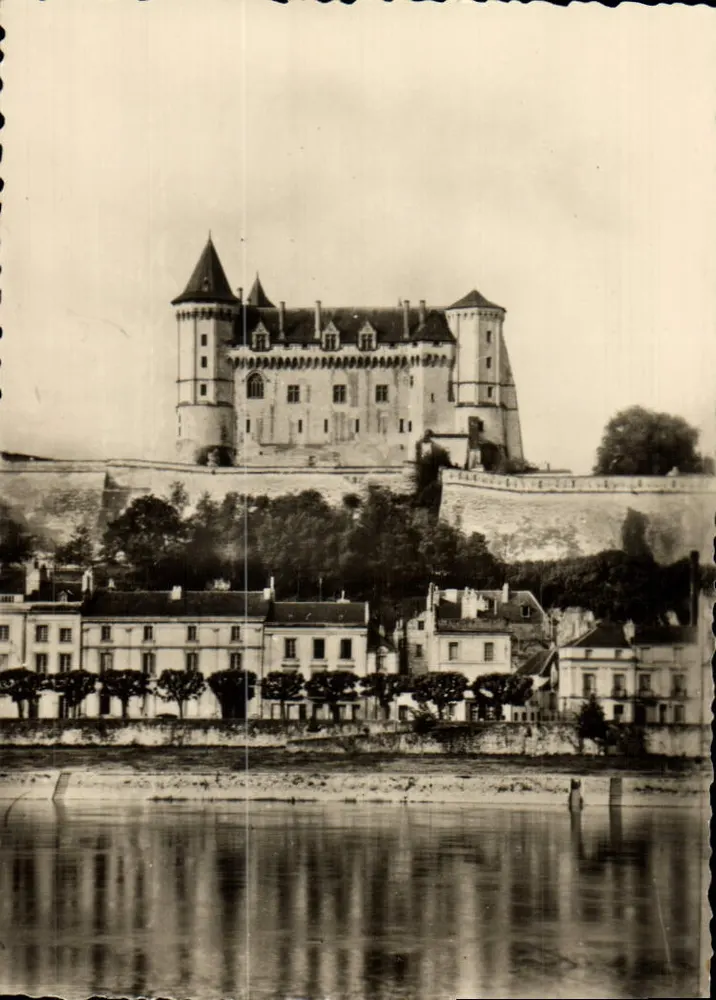 Schloss Sully-sur-Loire — Die Loire, der Mayaud-Kai und das Schloss — n°7 - Vorderseite