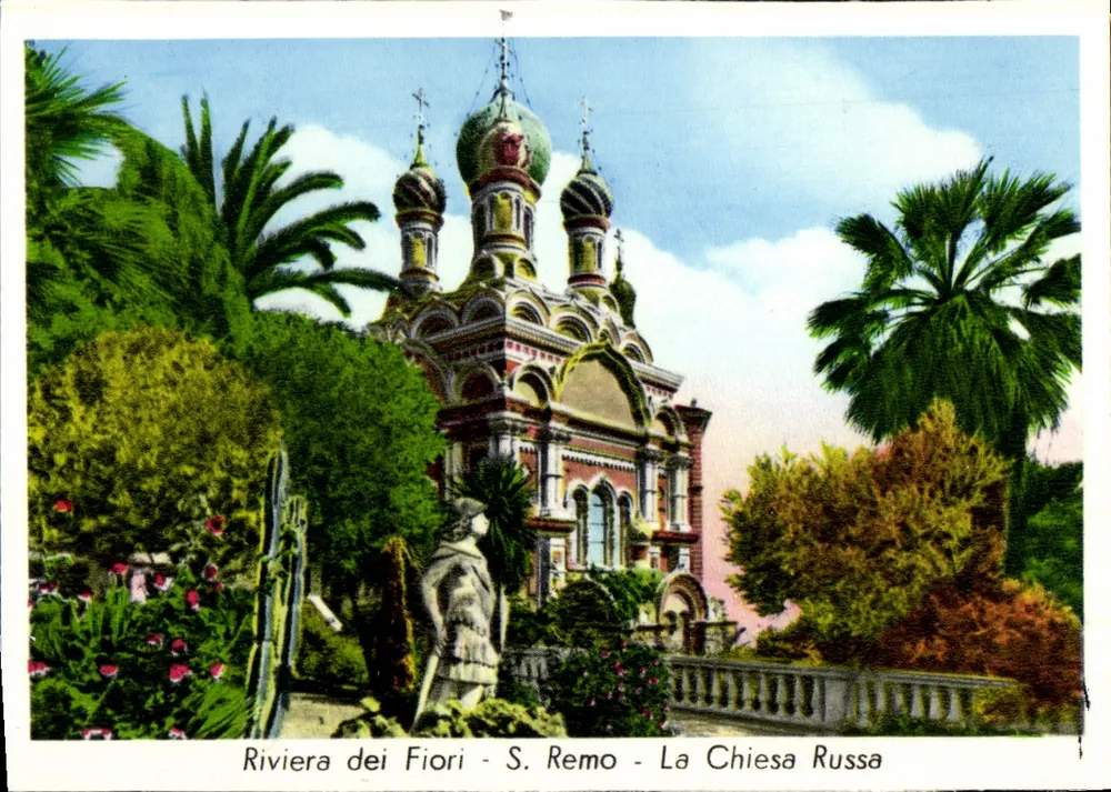 Riviera dei Fiori - S. Remo - Die Russische Kirche - Vorderseite
