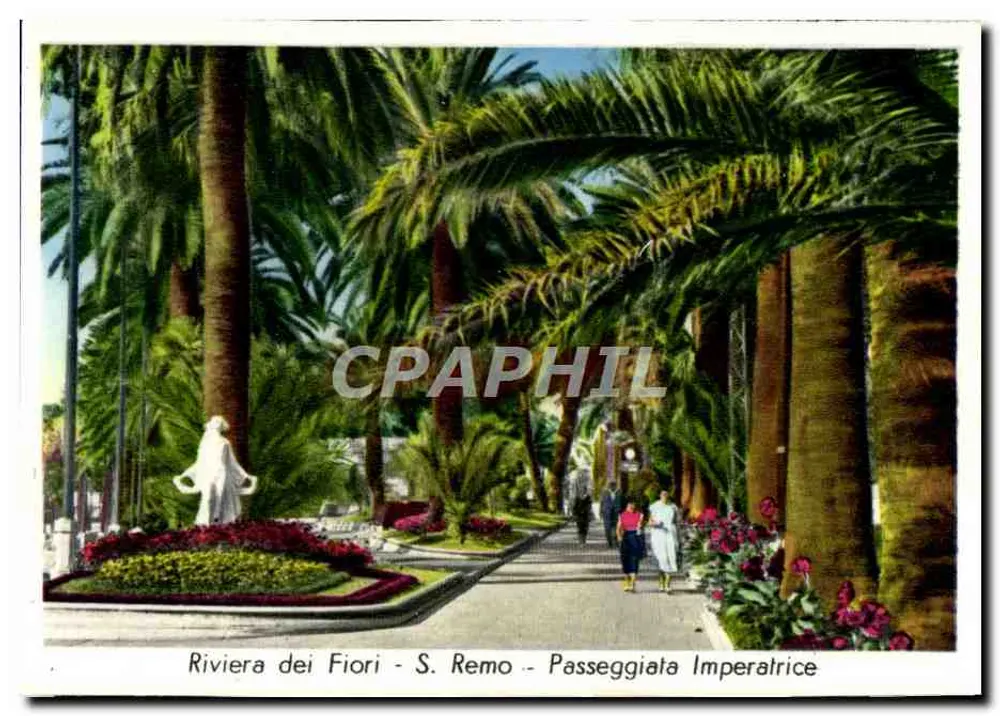 Riviera dei Fiori - S. Remo - Passeggiata Imperatrice - Vorderseite