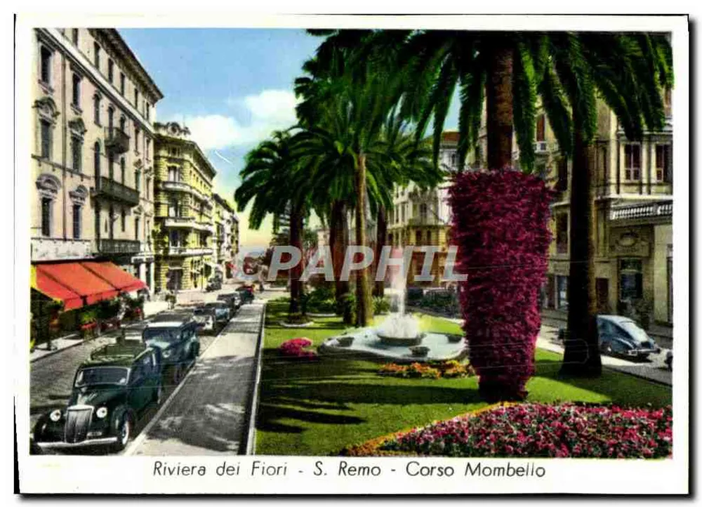 Riviera dos Flores - S. Remo - Corso Mombello - Frente