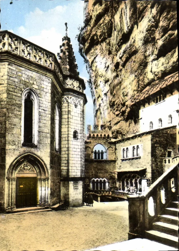 Rocamadour - Kapelle Saint-Jean und der Felsen — n°105 - Vorderseite