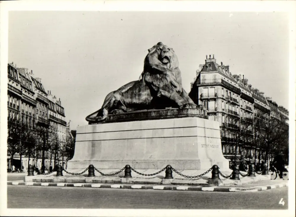 Paryż — Le Lion de Belfort — L.I.P. - Awers