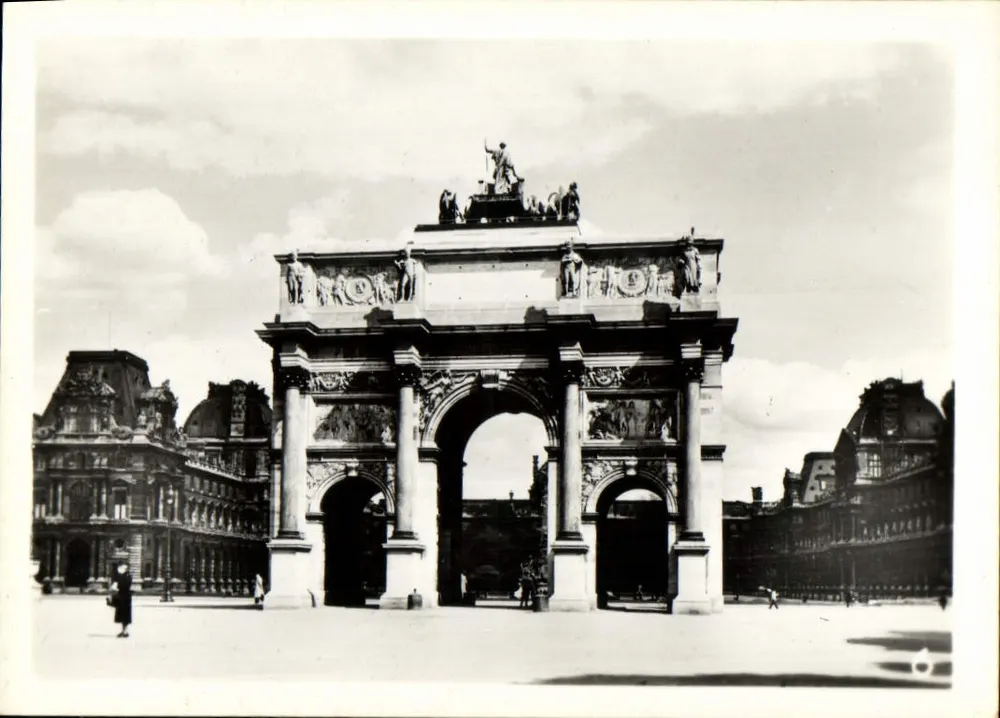 Paryż — Arc de Triomphe du Carrousel - Awers