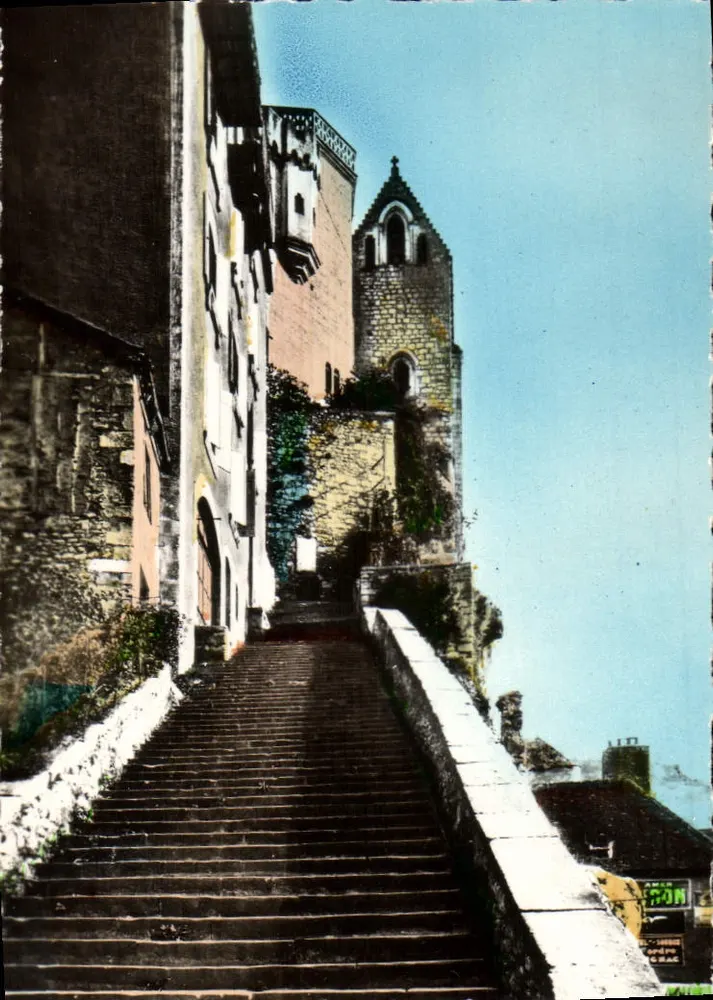 Rocamadour — Der Große Treppenaufgang zum Heiligtum (216 Stufen) — n°90 - Vorderseite