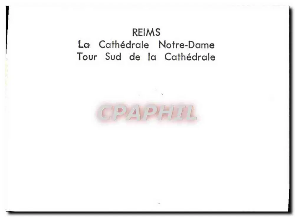 Reims — Ansicht der Südseite der Kathedrale Notre-Dame - Rückseite