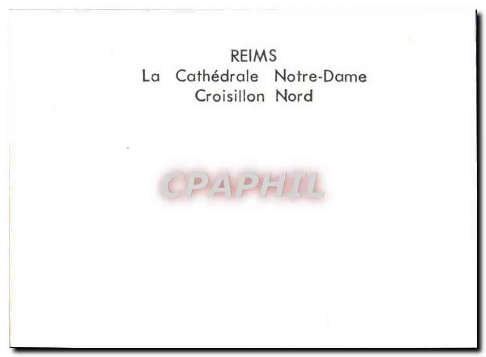 Reims — Ansicht der Kathedrale Notre-Dame, Nordtriforium - Rückseite