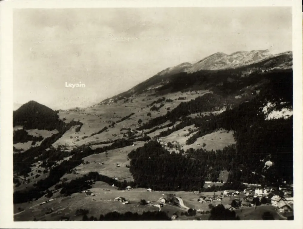 Leysin — vista panorâmica - Frente