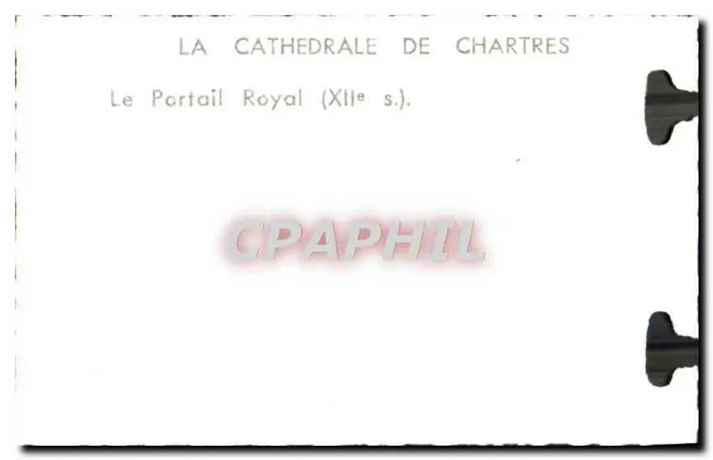 A Catedral de Chartres — O Portal Real (século XII) - Verso