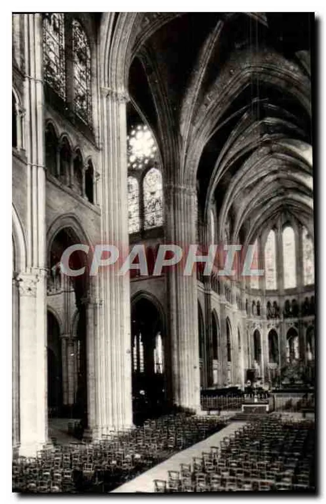 Catedral de Chartres — O Transepto e o Coro. - Frente