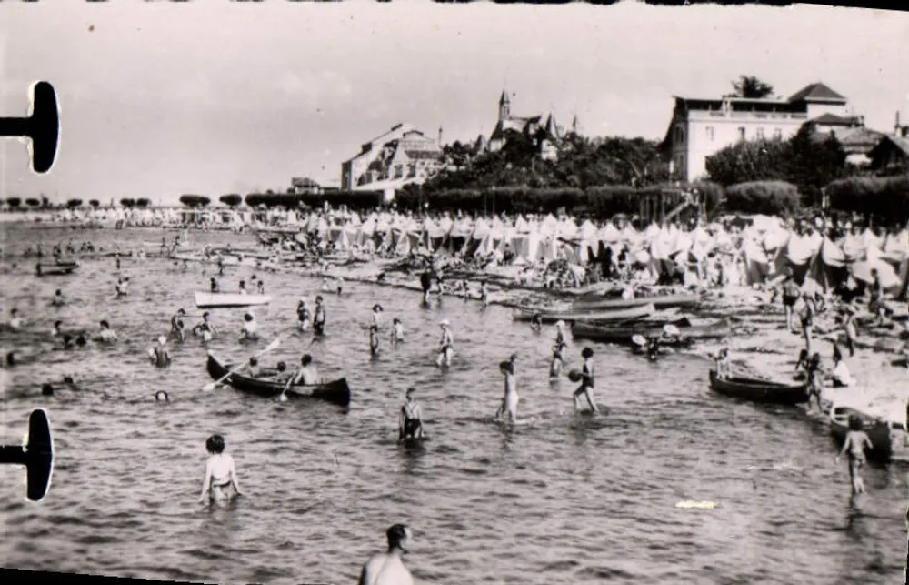 Arcachon - Côte d'Argent - der große Strand in Richtung Casino - Vorderseite