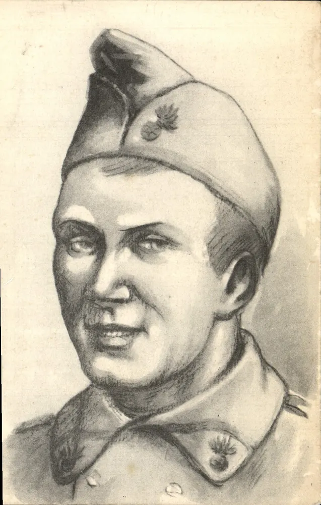 Junge Soldaten — Kalender 1939 — Komitee zur Unterstützung bedürftiger junger Soldaten, Paris - Vorderseite