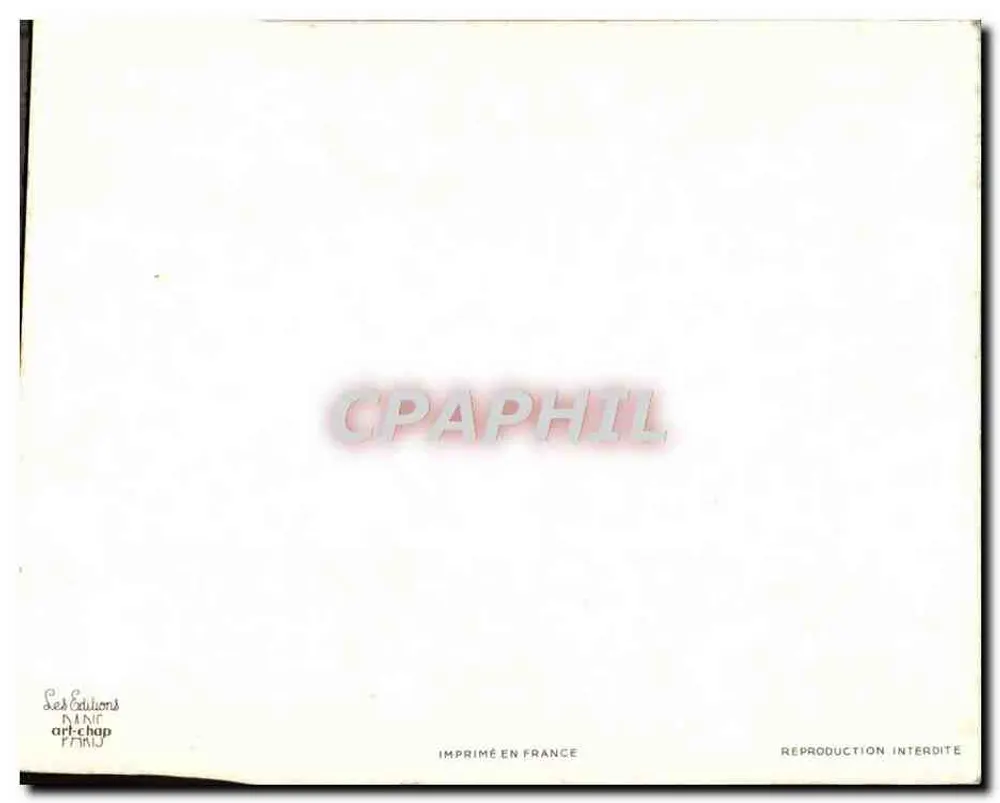 PARIS - Notre-Dame (Abside) — gravure monochrome — Les Éditions art-chop, Paris - Verso