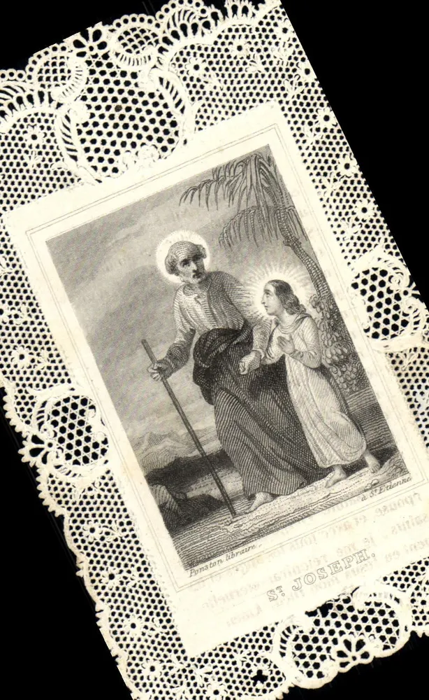 Sint Jozef — met Maria de Maagd — uitgever Ponaton libraire, serie-nummer bij S. Edenne - Voorkant