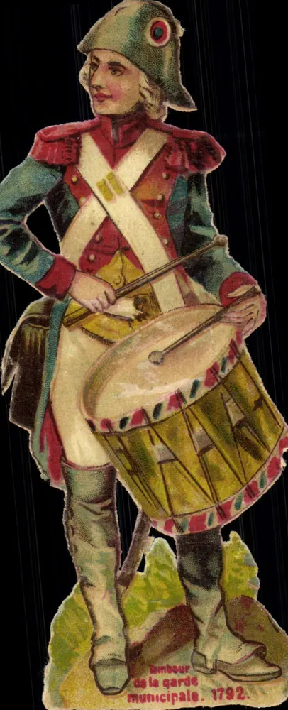 Tambor da guarda municipal 1792 — edição ilustrada - Frente