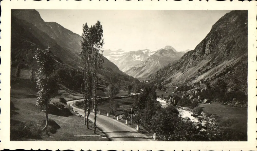 Estrada de Gèdre para Gavarnie - Frente