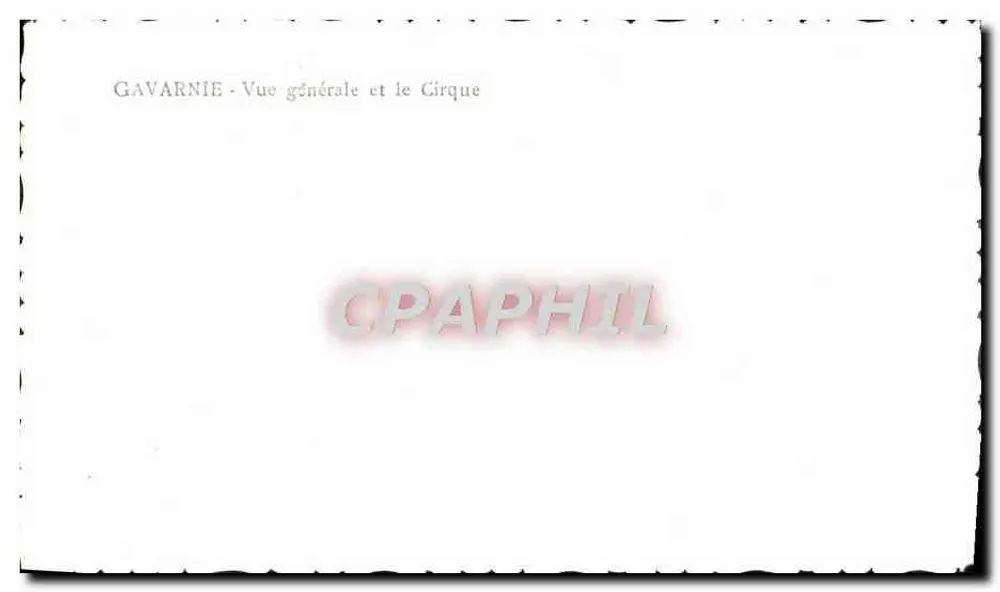 Gavarnie — Visão geral e o Cirque - Verso