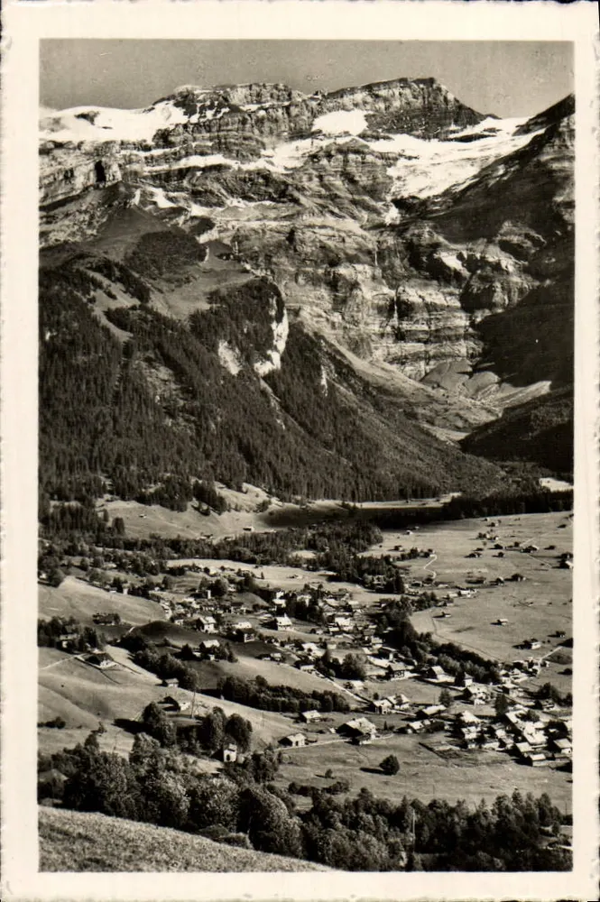 Les Diablerets — vista panorâmica - Frente