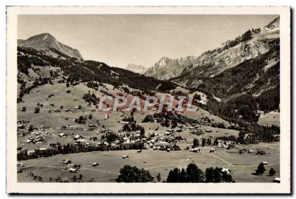 Les Diablerets — vista panorâmica - Frente
