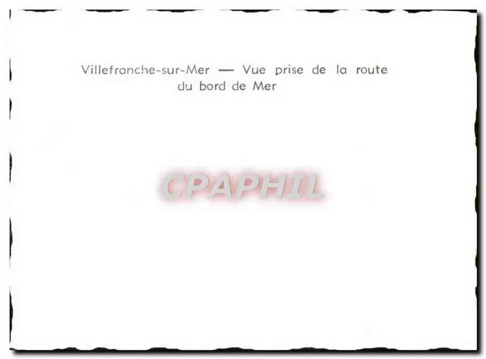 Villefranche-sur-Mer — Ansicht vom Küstenweg - Rückseite