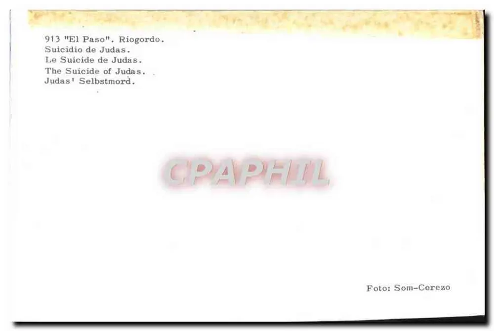 O suicídio de Judas — cena do filme 'El Paso' — foto de Som-Cerezo - Verso
