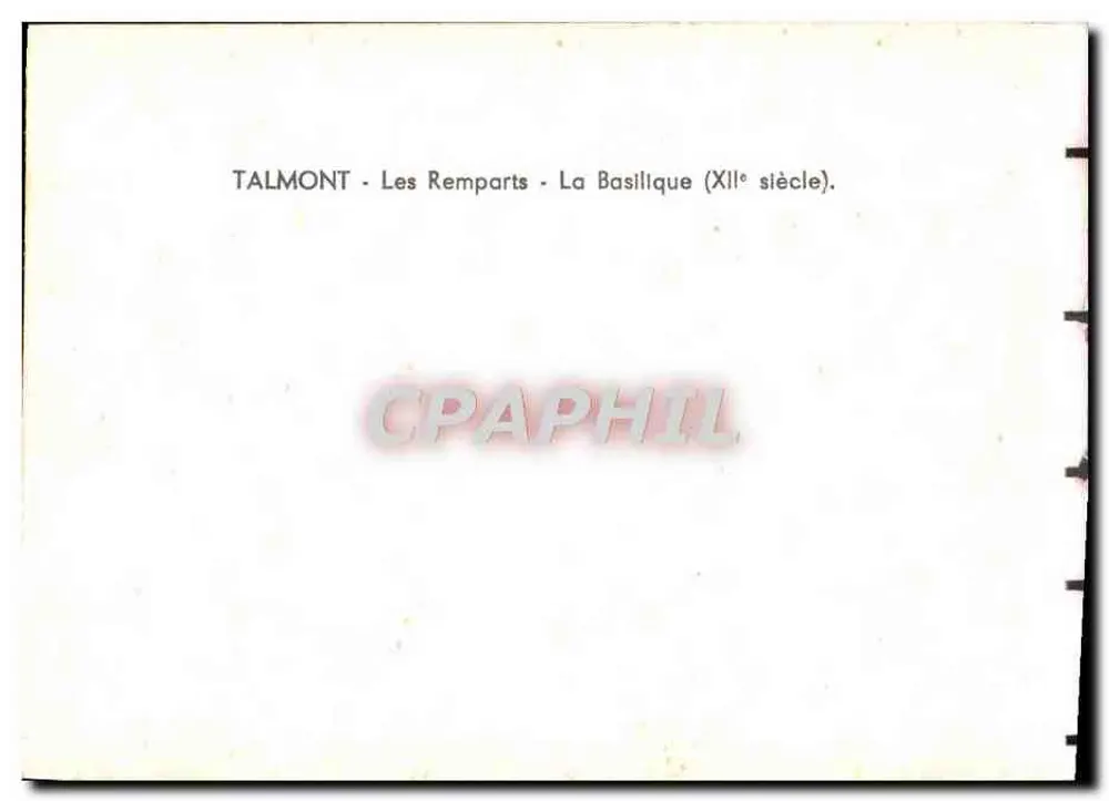 Talmont - De Muren - De Basiliek (11e eeuw) - Achterkant