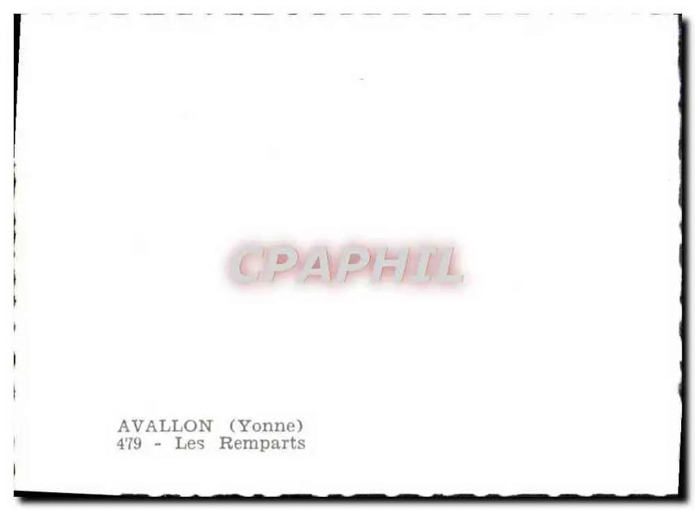Avallon (Yonne) — Os Muros — 479 - Verso