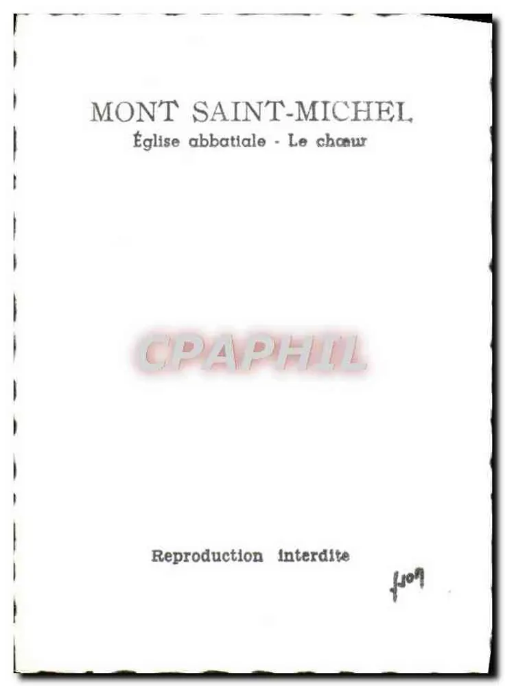 Monte Santo-Mihiel — Igreja abacial — O coro - Verso