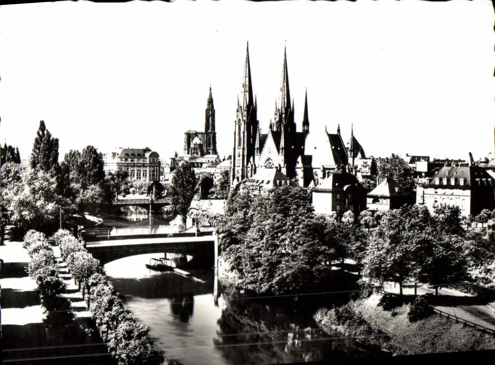 Straßburg — Die Kirche Saint-Paul und die Kathedrale — n°207 - Vorderseite