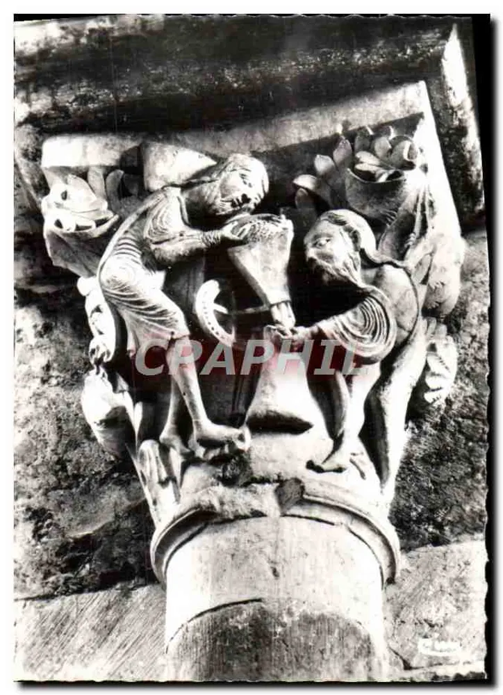Vézelay (Yonne) — Kapitell der Abteikirche Sainte-Madeleine: Das mystische Mühle — n°425 - Vorderseite