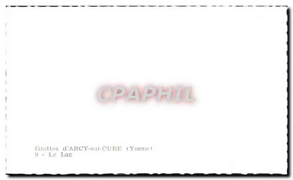 Jaskinie Arcy-sur-Cure — Jezioro - Rewers