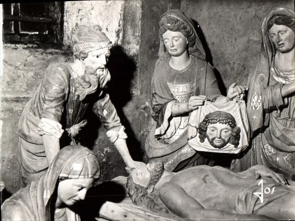 Saint-Thégonnec — A Colocação no Túmulo da Cripta - Frente