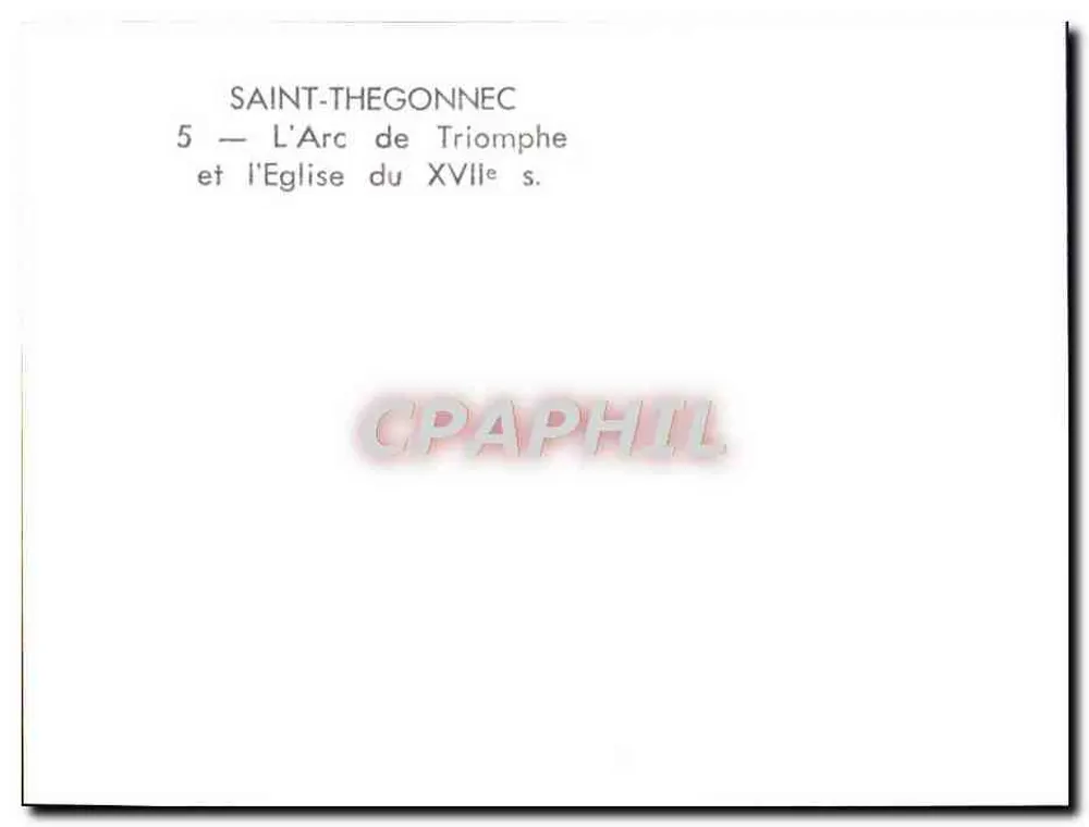 Saint-Thégonnec — Der Triumphbogen und die Kirche des 17. Jahrhunderts — n°5 - Rückseite