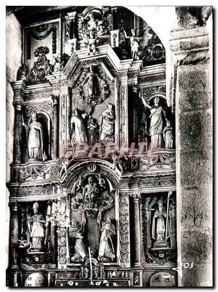 Saint-Thégonnec — Het grote Rosarioretabel - Voorkant