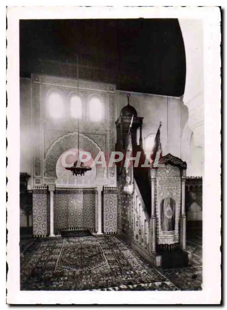 Moschee von Paris — Priesterhalle — Mihrab und Mimbar - Vorderseite