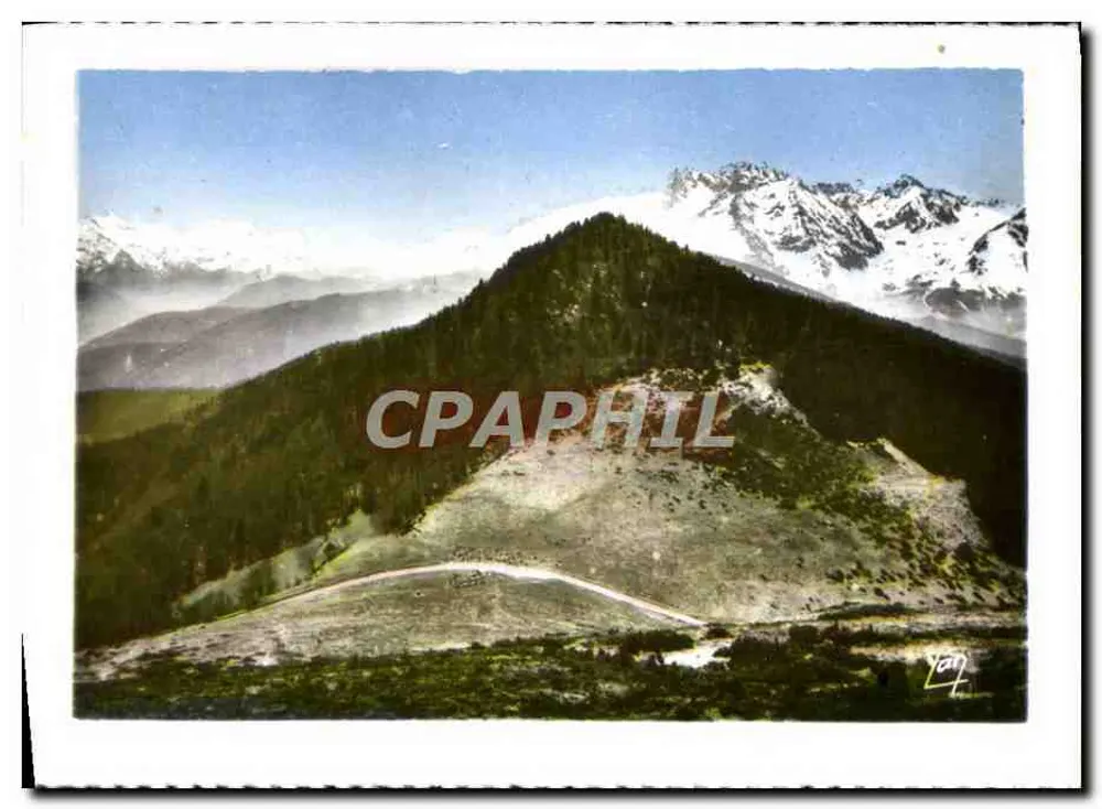 O Col d'ASPIN (alt. 1497 m.) — vista panorâmica — editor não visível - Frente