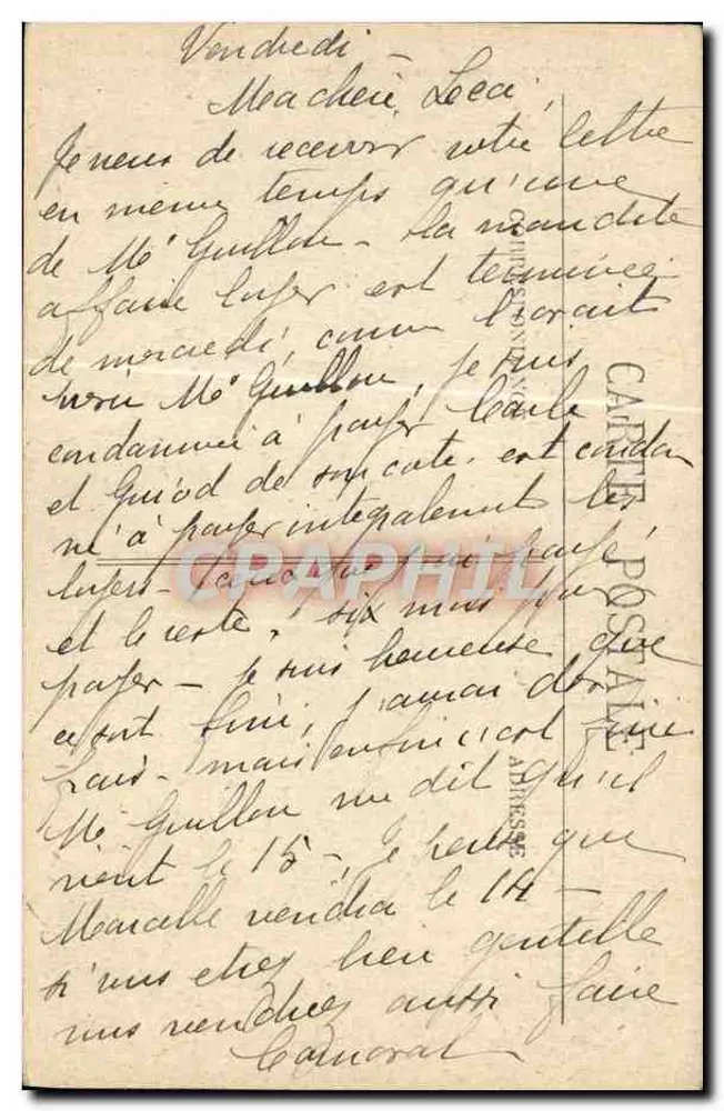 La Fontaine du Bonnet Blanc — Morvan — Collezione A. Ronhé, Clatillon - Verso