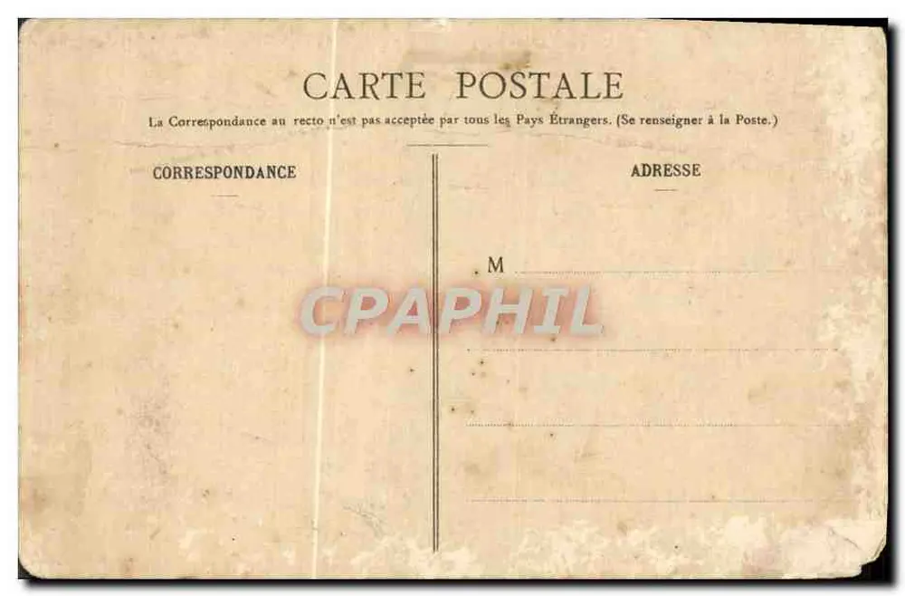 Gréville — Ansicht der Stadt, des Schlosses und eines Mühlen — Verlag Mme Dublier, Gréville (Manche) - Rückseite