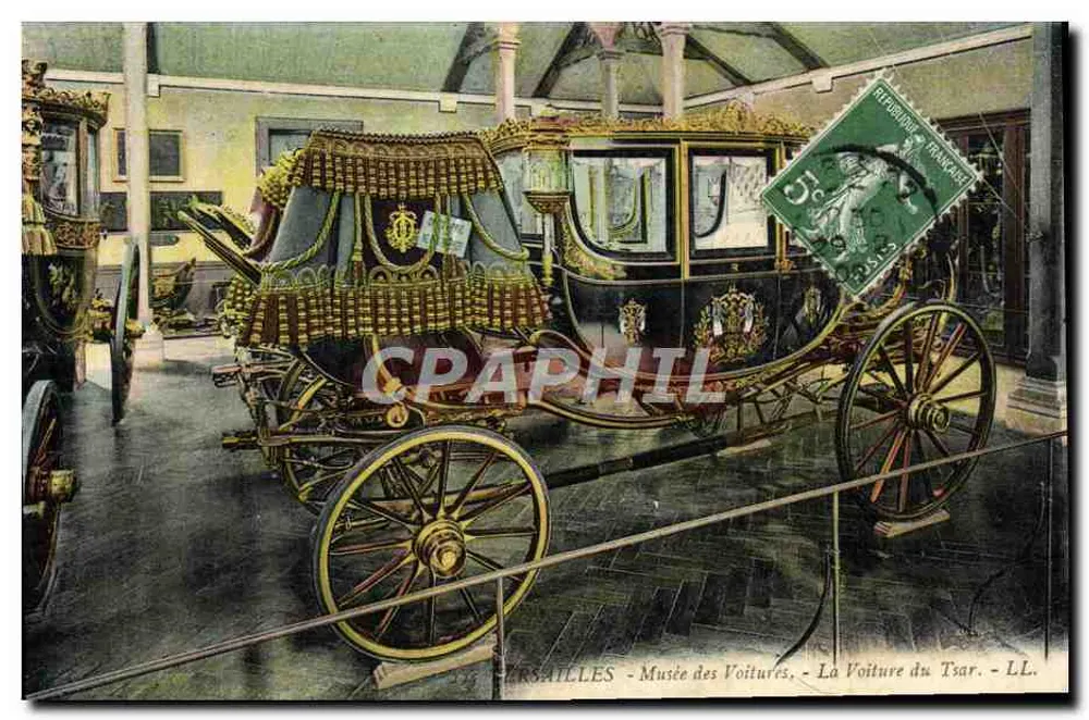 Versailles - Museum der Autos - Das Auto des Zaren. - LL. - Vorderseite