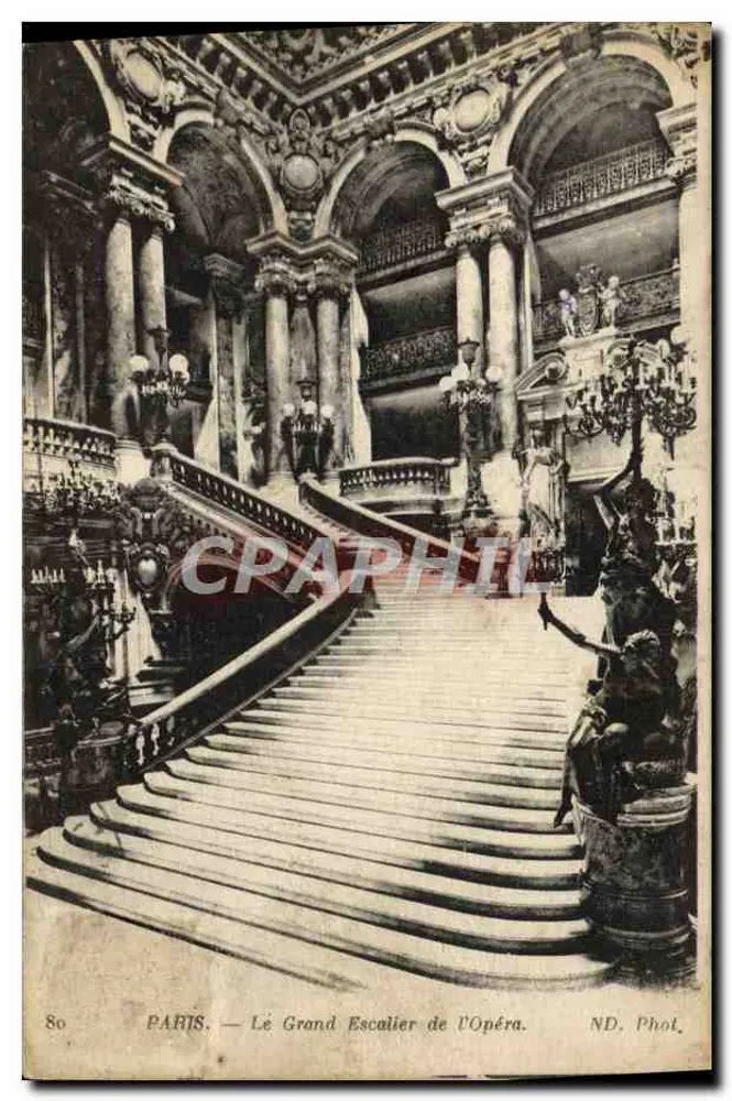PARIS — De Grote Treden van het Opera — ND. Fot. - Voorkant