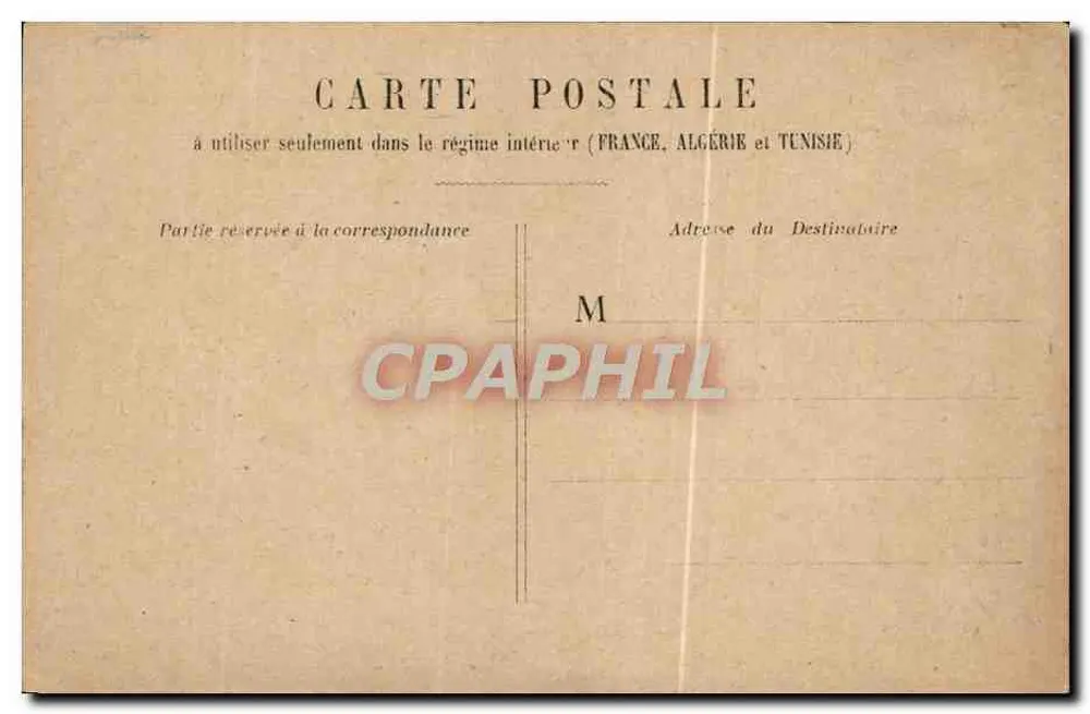 PARIS - Ópera — vista da Ópera Garnier — editor não identificado - Verso