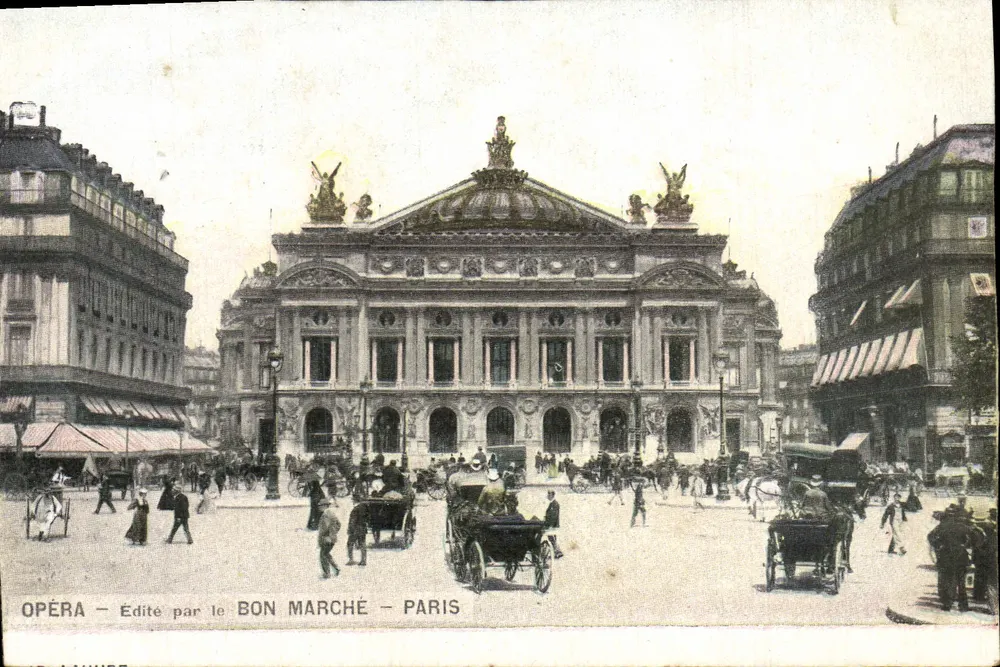 Ópera Garnier — Paris — Editada pelo Bon Marché - Frente
